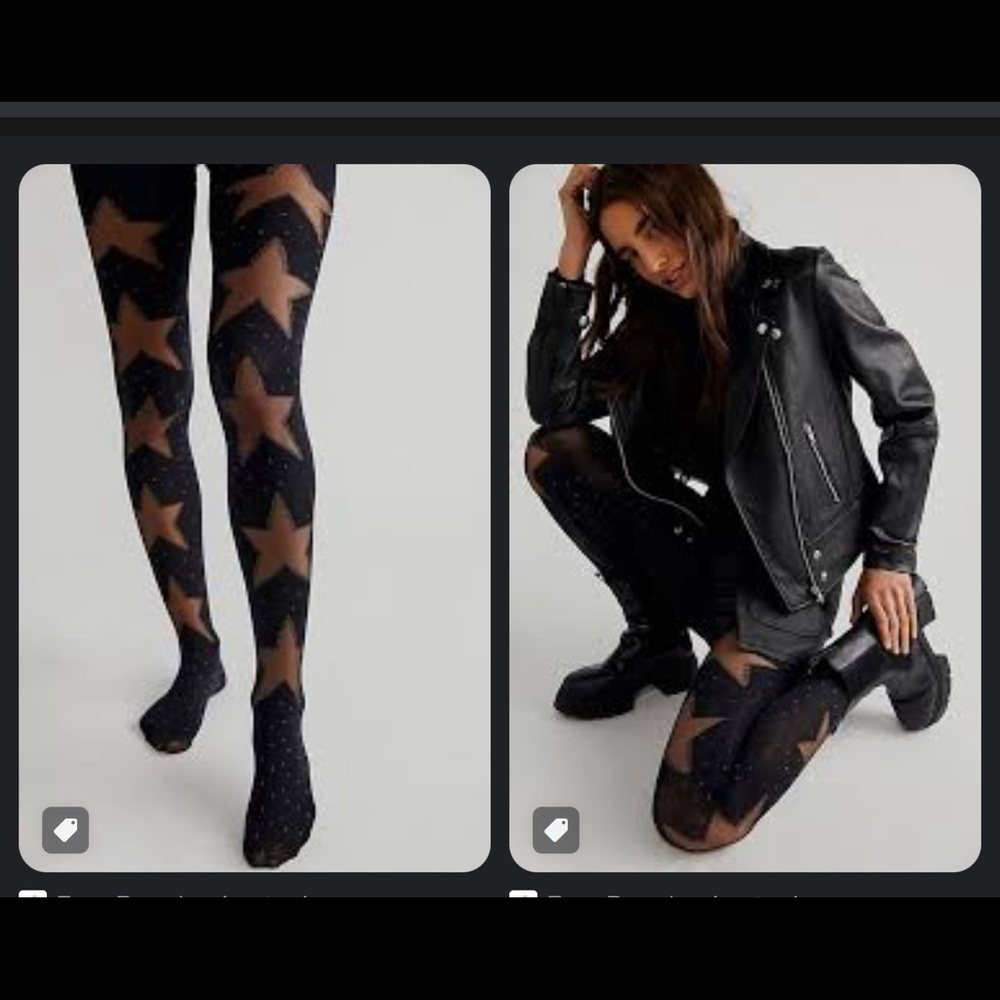 ISO FREE PEOPLE FALLING STAR TIGHTS